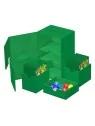 Compra Ultimate Guard Twin Flip'n'Tray 160+ XenoSkin Monocolor Verde d