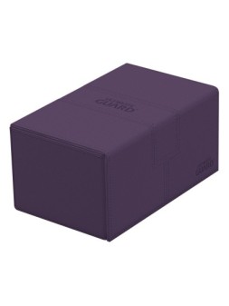 Ultimate Guard Twin Flip'n'Tray 160+ XenoSkin Monocolor Violeta de Ultimate Guard en Cajas para Cartas | La Cueva Roja