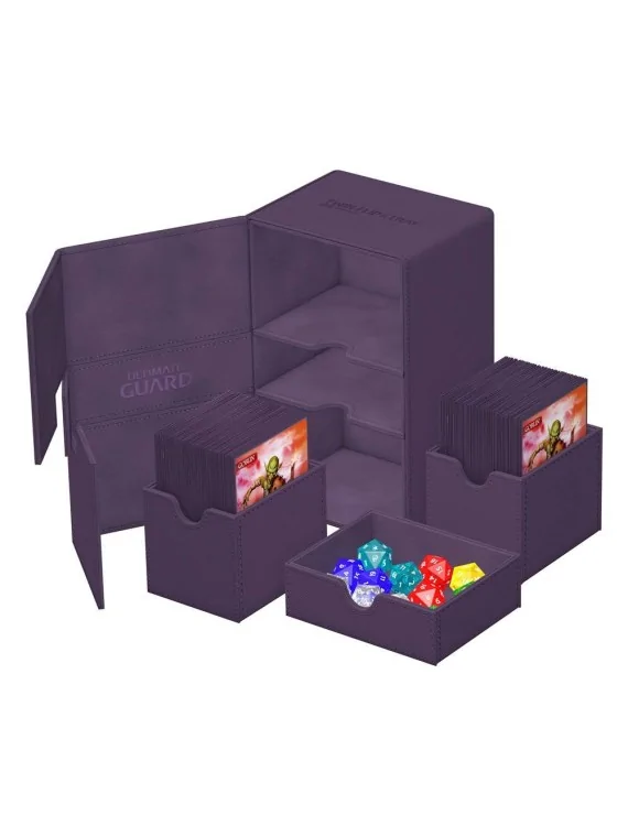 Compra Ultimate Guard Twin Flip'n'Tray 160+ XenoSkin Monocolor Violeta