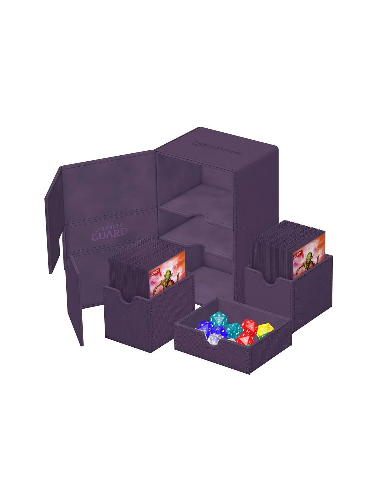 Compra Ultimate Guard Twin Flip'n'Tray 160+ XenoSkin Monocolor Violeta