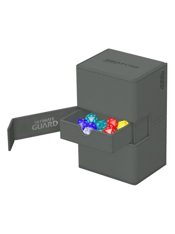 Compra Ultimate Guard Twin Flip'n'Tray 160+ XenoSkin Monocolor Gris de