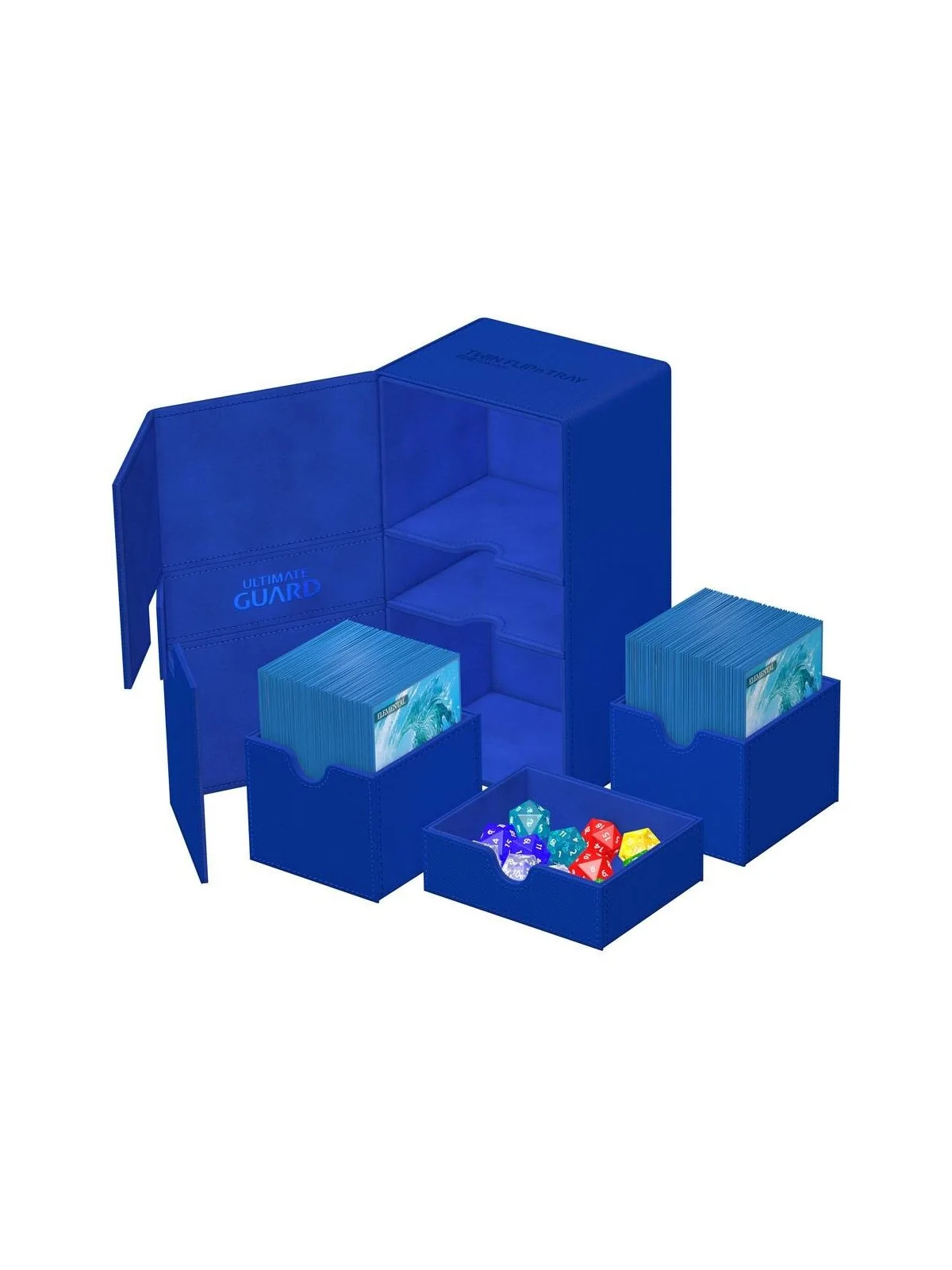 Compra Ultimate Guard Twin Flip'n'Tray 200+ XenoSkin Monocolor Azul de