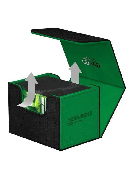 Compra Ultimate Guard Sidewinder 100+ XenoSkin SYNERGY Negro/Verde de 