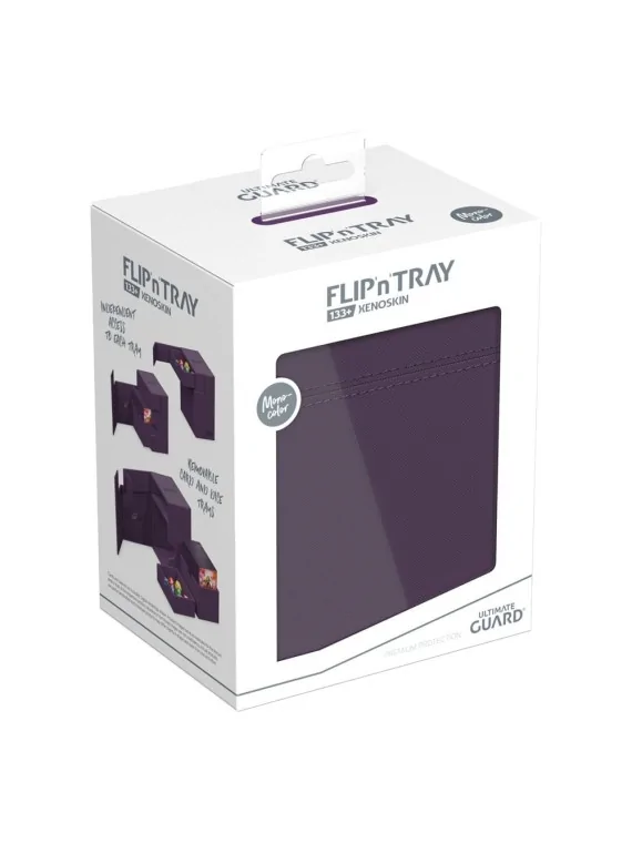 Compra Ultimate Guard Flip'n'Tray 133+ XenoSkin Violeta de Ultimate Gu