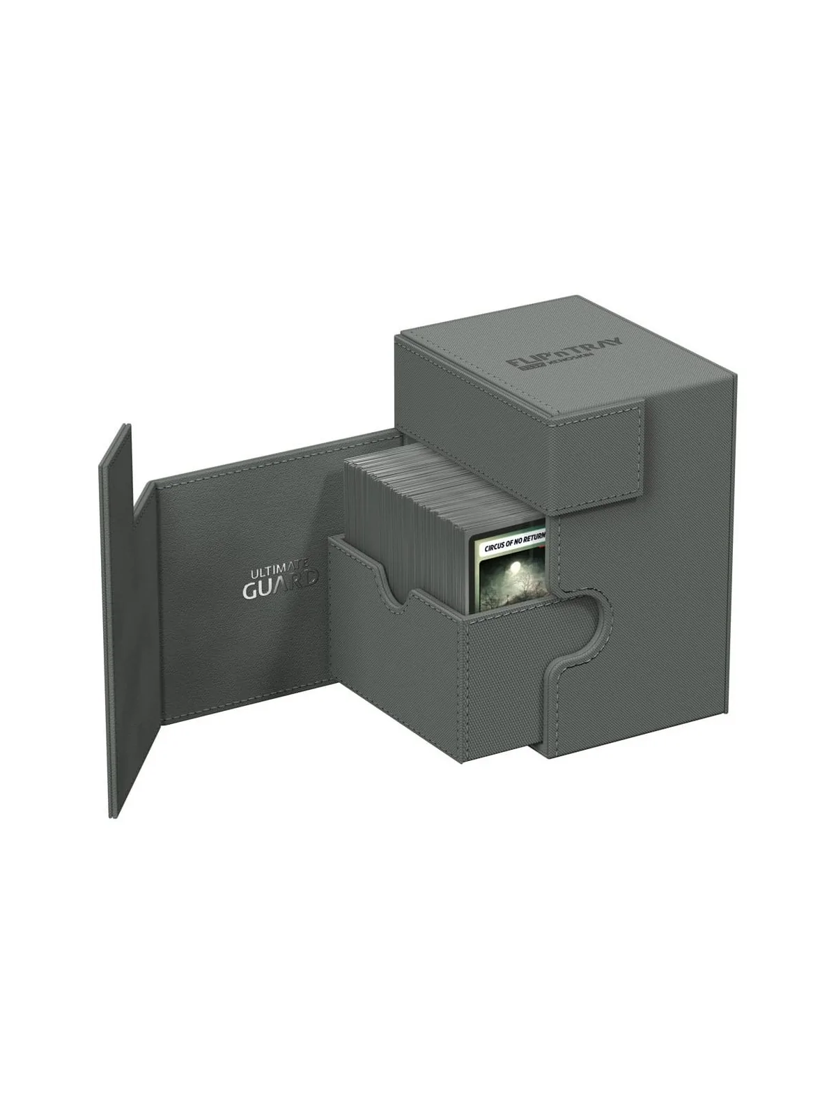 Compra Ultimate Guard Flip'n'Tray 133+ XenoSkin Gris de Ultimate Guard