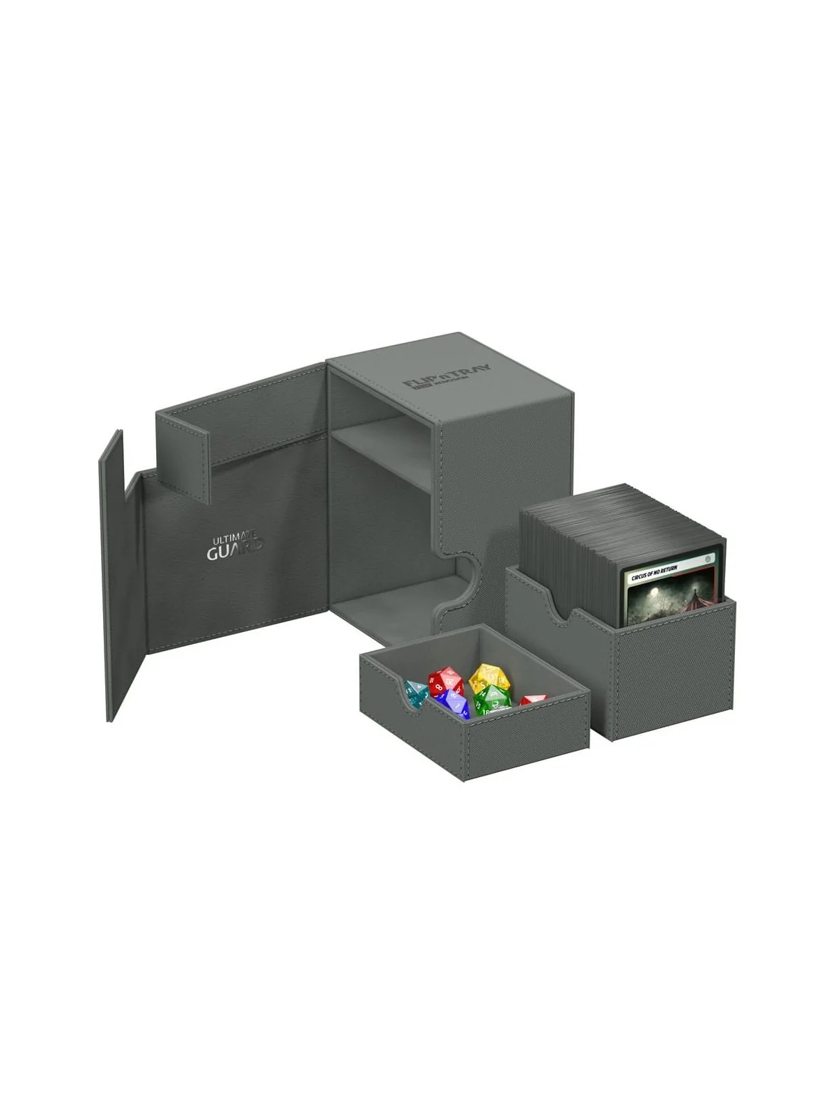 Compra Ultimate Guard Flip'n'Tray 133+ XenoSkin Gris de Ultimate Guard