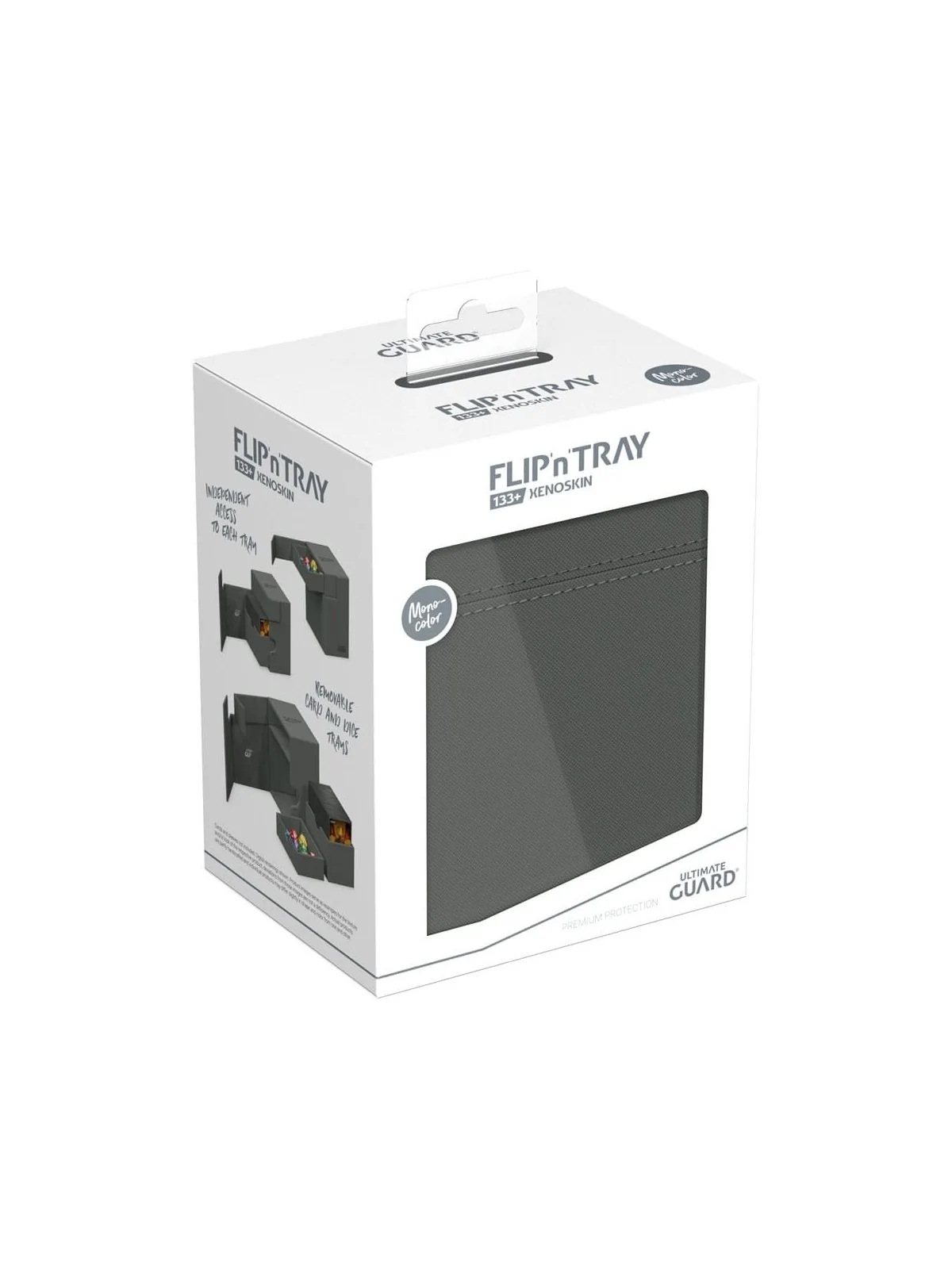 Compra Ultimate Guard Flip'n'Tray 133+ XenoSkin Gris de Ultimate Guard
