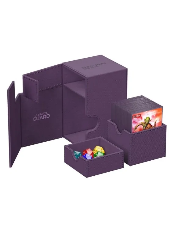 Compra Ultimate Guard Flip'n'Tray 100+ XenoSkin Monocolor Violeta de U