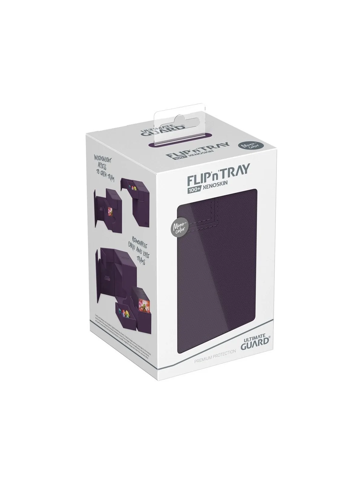 Compra Ultimate Guard Flip'n'Tray 100+ XenoSkin Monocolor Violeta de U