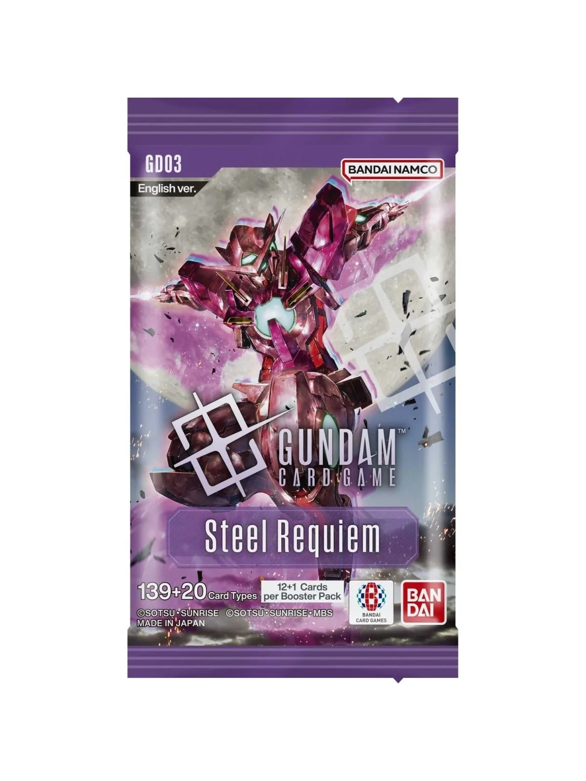 Compra Sobre Gundam Card Game: Steel Requiem (GD03) (1) de Bandai al m