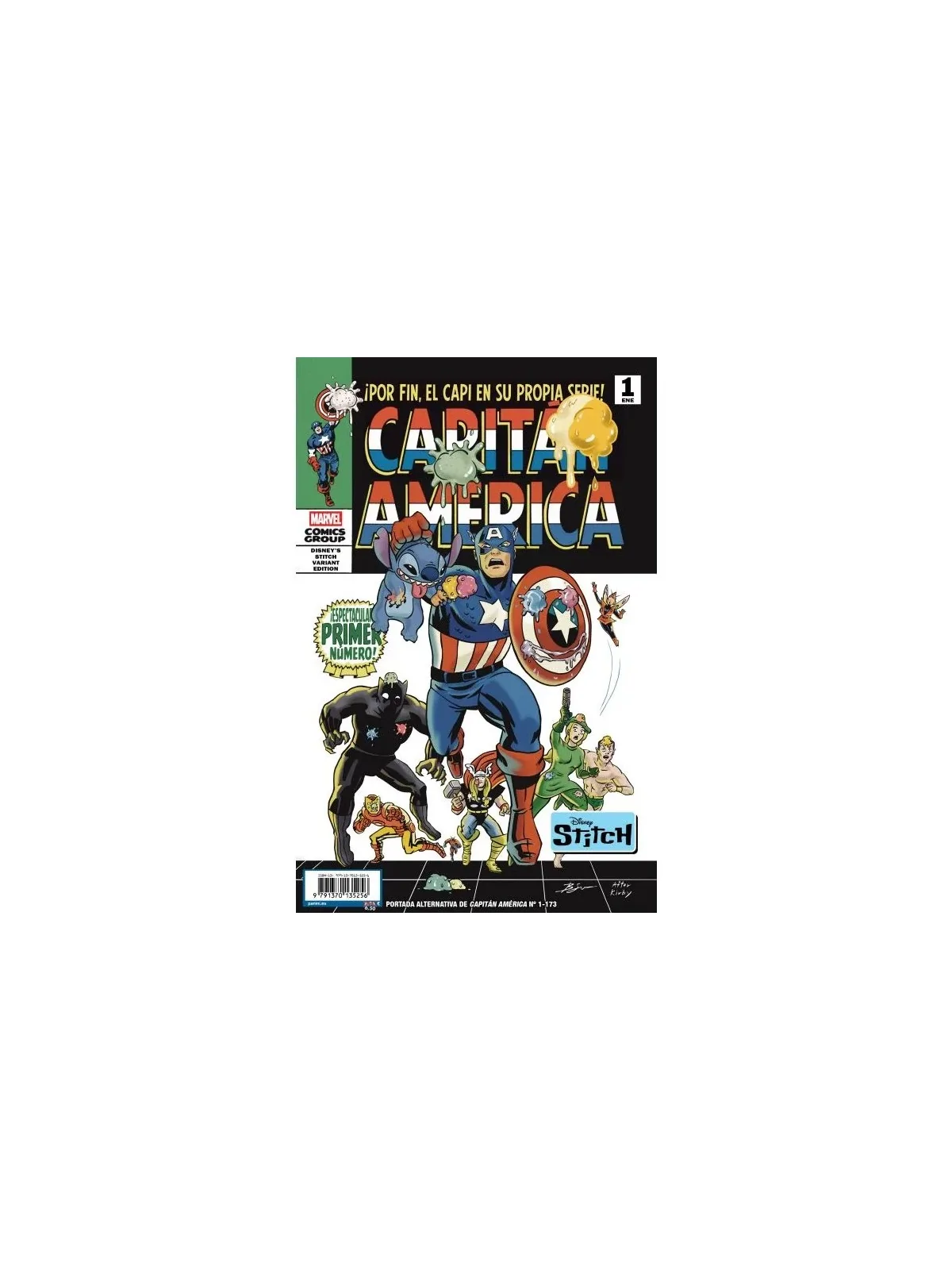 Compra Capitán América. (Portada Alternativa Disney Stitch) 1 de Panin