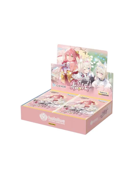 Compra Hololive TCG: Elite Spark – Booster Box (12) (Inglés) de Hololi