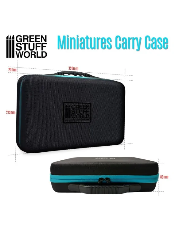 Compra Maletín Transporte Miniaturas con Espuma de Green Stuff World a