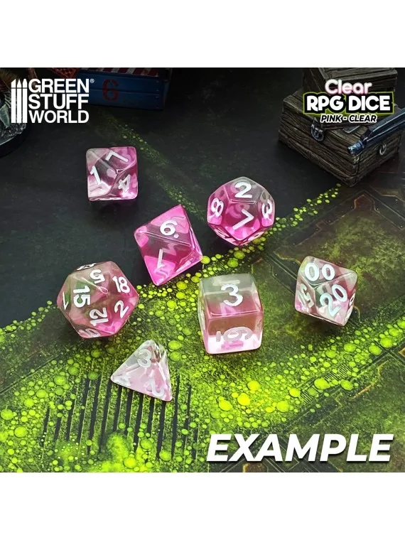 Compra 36 Dados D6 12mm: Rosa Claro de Green Stuff World al mejor prec