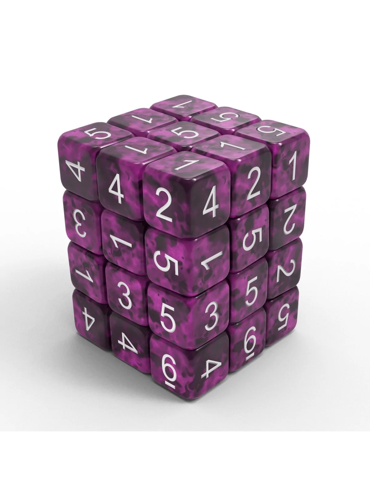 Compra 36 Dados D6 12mm: Violeta Negro de Green Stuff World al mejor p