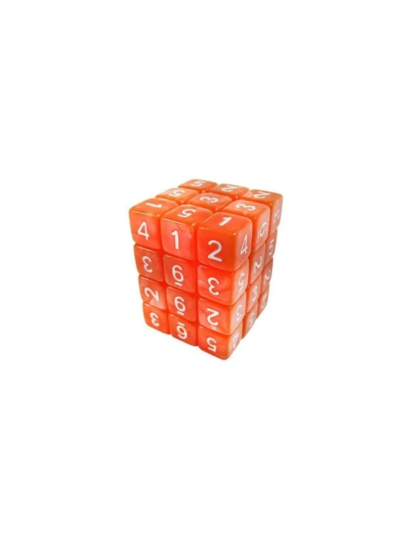 Compra 36 Dados D6 12mm: Naranja de Green Stuff World al mejor precio 