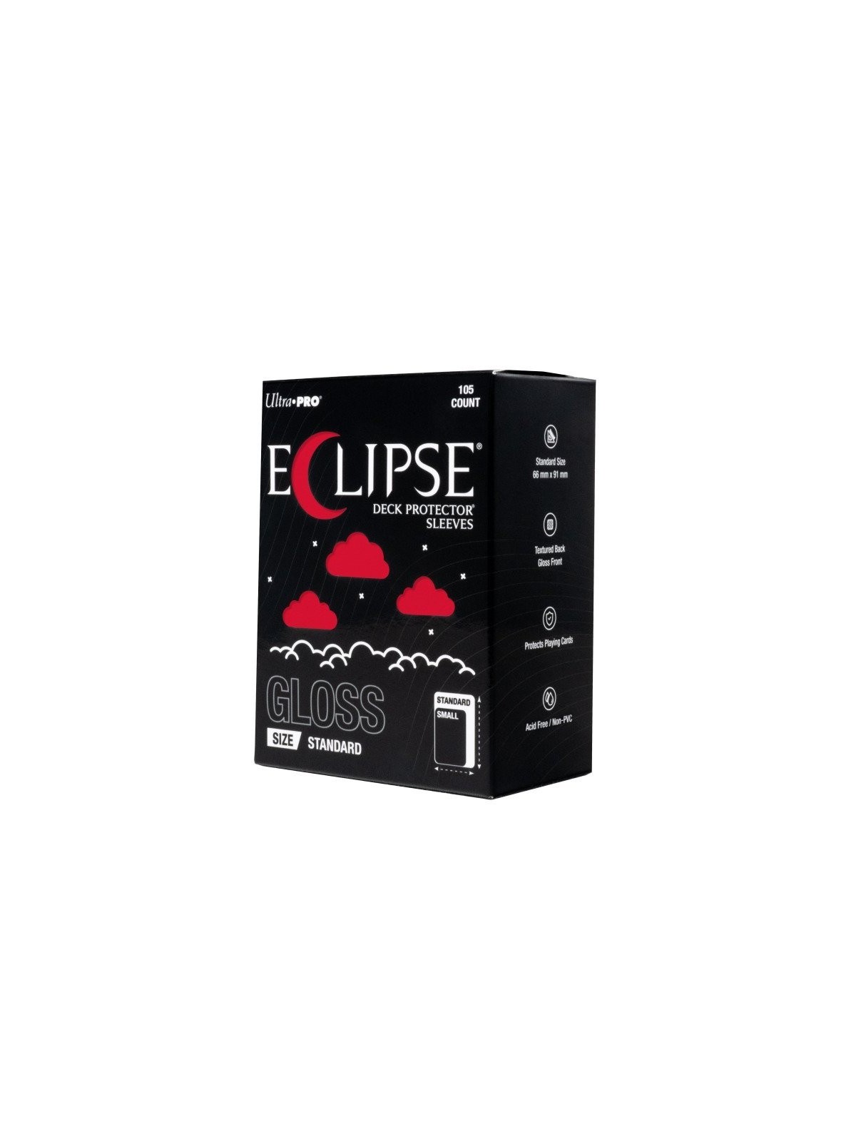 Fundas Standard Gloss Apple Red (105 Unidades) de Ultra Pro en Fundas | La Cueva Roja