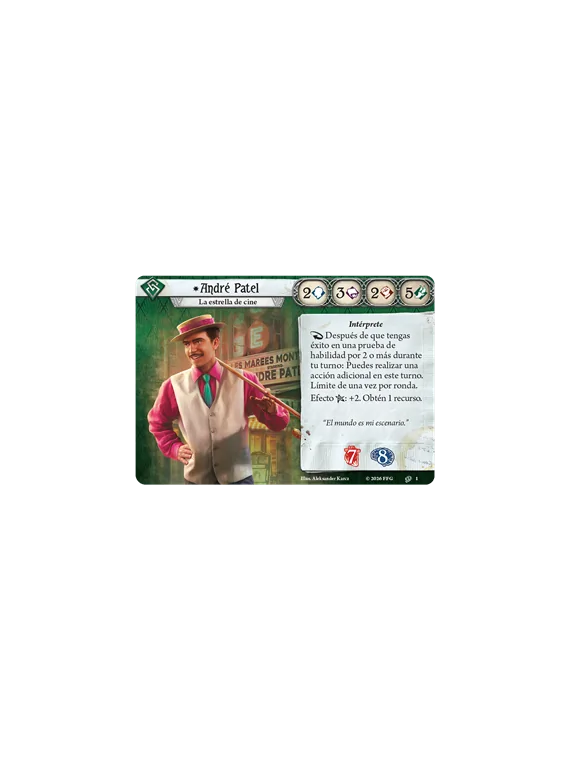 Compra Arkham Horror LCG: André Patel Mazo de Investigador de Fantasy 