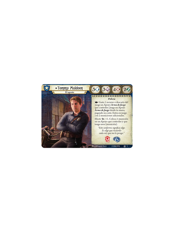 Arkham Horror LCG: Tommy Muldoon Mazo de investigador de Fantasy Flight Games en Juegos de Tablero | La Cueva Roja