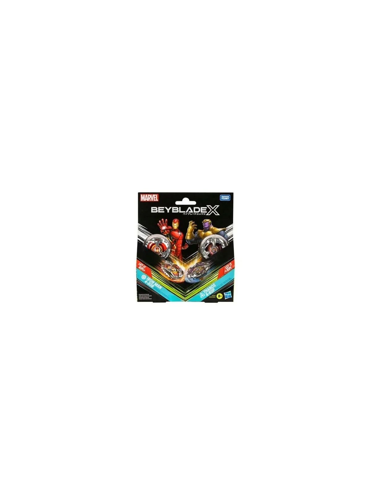 Compra Beyblade X: Colaboración con Marvel, Set Iron Man 4-80B vs. Tha
