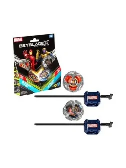Compra Beyblade X: Colaboración con Marvel, Set Iron Man 4-80B vs. Tha