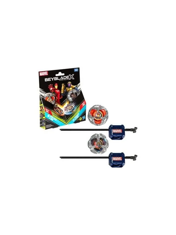 Compra Beyblade X: Colaboración con Marvel, Set Iron Man 4-80B vs. Tha