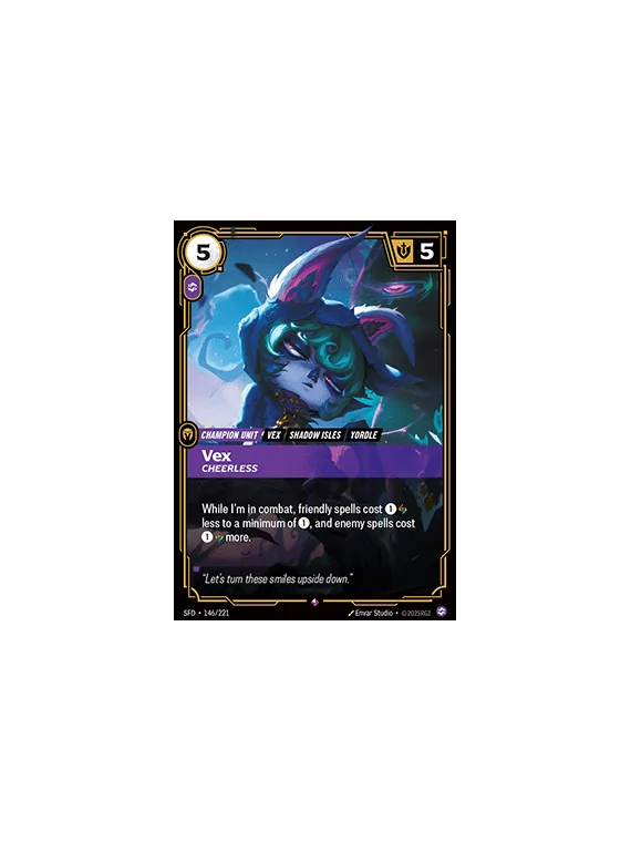 Compra Vex, Cheerless de Riftbound al mejor precio (0,60 €)