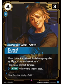 Compra Ezreal, Dashing (V.1 - Rare) de Riftbound al mejor precio (0,20