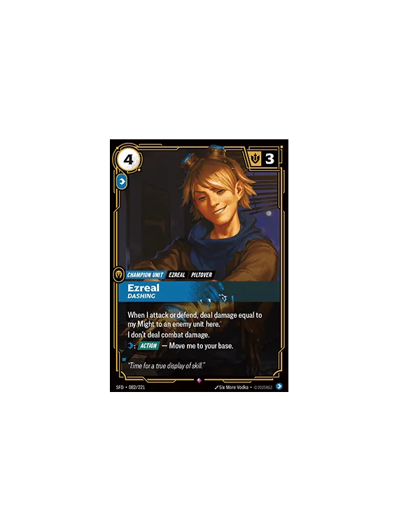 Compra Ezreal, Dashing (V.1 - Rare) de Riftbound al mejor precio (0,20