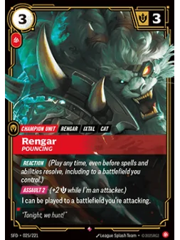 Compra Rengar, Pouncing de Riftbound al mejor precio (0,40 €)