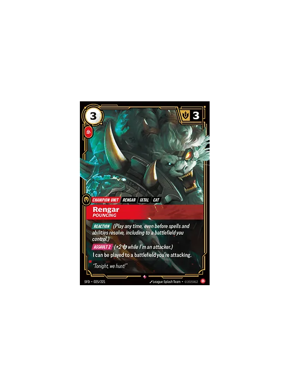 Compra Rengar, Pouncing de Riftbound al mejor precio (0,40 €)