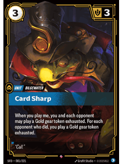 Card Sharp de Riftbound en 02 - Spiritforged | La Cueva Roja
