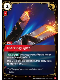 Compra Piercing Light de Riftbound al mejor precio (1,00 €)