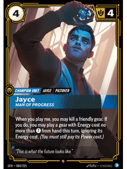 Jayce, Man of Progress de Riftbound en 02 - Spiritforged | La Cueva Roja