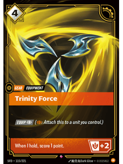 Trinity Force de Riftbound en 02 - Spiritforged | La Cueva Roja