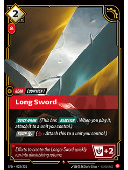 Long Sword de Riftbound en 02 - Spiritforged | La Cueva Roja