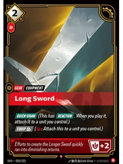 Compra Long Sword de Riftbound al mejor precio (0,40 €)