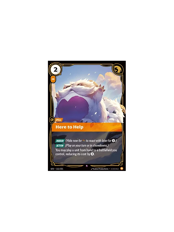 Compra Here to Help de Riftbound al mejor precio (0,20 €)