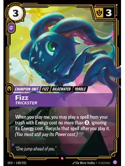Compra Fizz, Trickster de Riftbound al mejor precio (1,49 €)