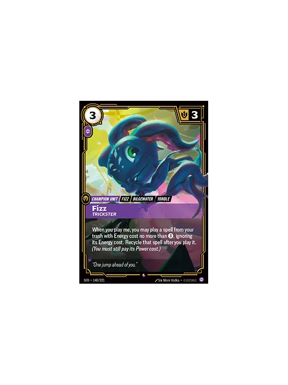 Compra Fizz, Trickster de Riftbound al mejor precio (1,49 €)
