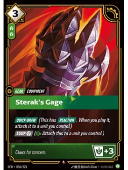 Compra Sterak's Gage de Riftbound al mejor precio (0,20 €)