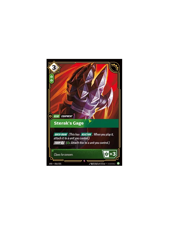 Compra Sterak's Gage de Riftbound al mejor precio (0,20 €)