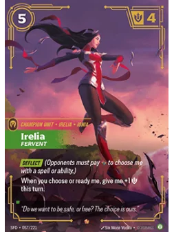 Compra Irelia, Fervent (V.1 - Epic) de Riftbound al mejor precio (18,0