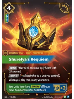 Compra Shurelya's Requiem de Riftbound al mejor precio (2,00 €)