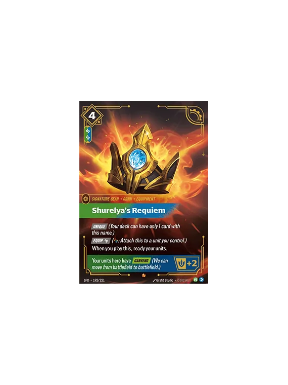 Compra Shurelya's Requiem de Riftbound al mejor precio (2,00 €)