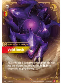 Compra Void Rush de Riftbound al mejor precio (8,00 €)