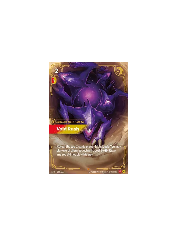 Compra Void Rush de Riftbound al mejor precio (8,00 €)