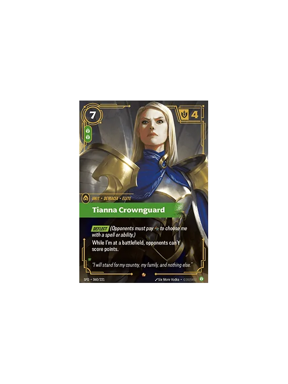 Compra Tianna Crownguard de Riftbound al mejor precio (6,00 €)