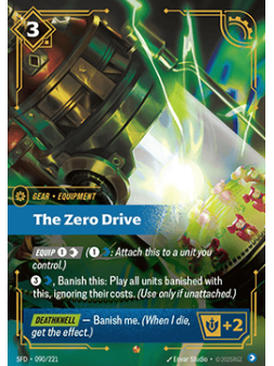 The Zero Drive de Riftbound en 02 - Spiritforged | La Cueva Roja