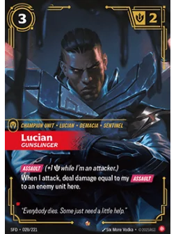 Compra Lucian, Gunslinger (V.1 - Epic) de Riftbound al mejor precio (2